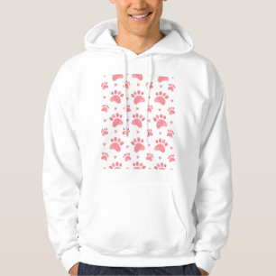 Veste À Capuche Motif d'aquarelle Cat Paws