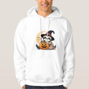Veste À Capuche Motif de Halloween de paresseux T-Shirt Classique 