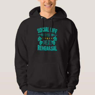 Veste À Capuche Motif de théâtre pour acteurs de théâtre 2