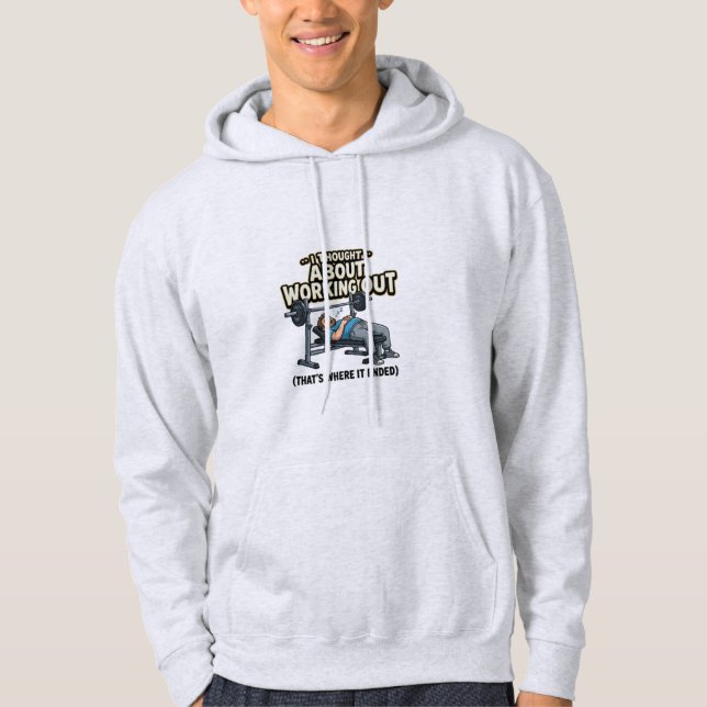 Veste À Capuche Motivation pour la salle de sport (Devant)