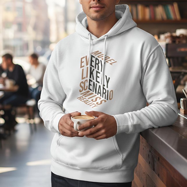 Veste À Capuche Motivation sèche | Réalité modélisée | Neutre (Lifestyle Shot)