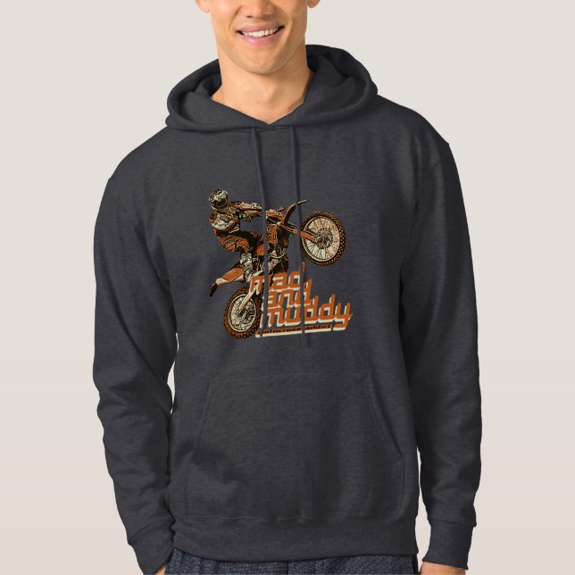 Veste À Capuche Moto emballant l'intoxiqué (Devant)