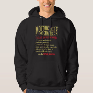 Veste À Capuche Motorcycle Technicien Définition Motorcycle Mécani