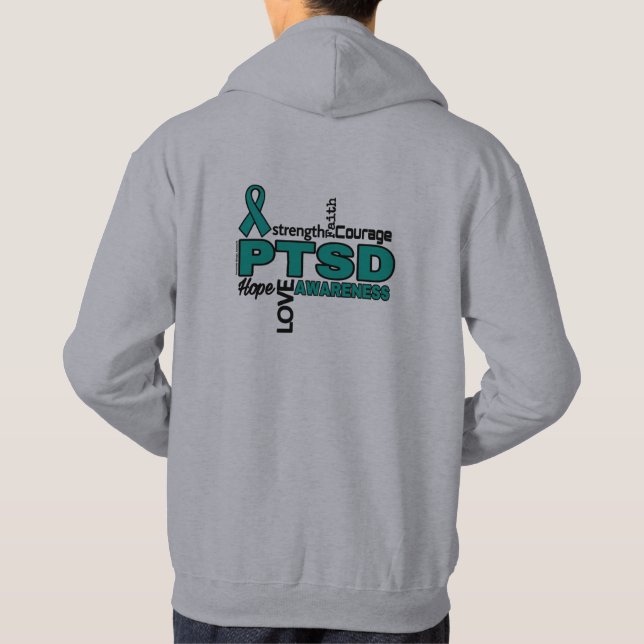 Veste À Capuche Mots… PTSD (Dos)
