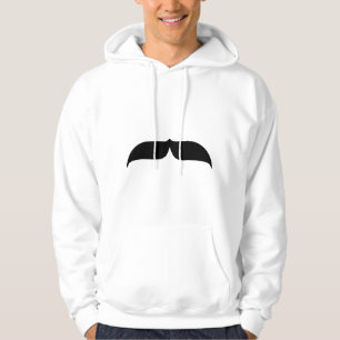 Veste À Capuche Moustache noire