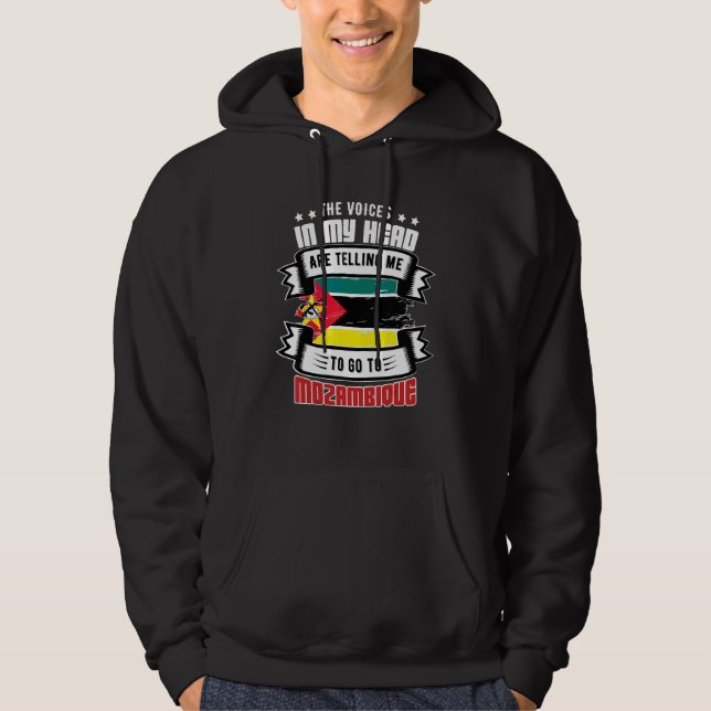Veste À Capuche Mozambique Dans Ma Tête (Devant)
