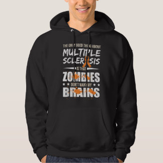 Veste À Capuche Multiple Sclerosis Awareness MS Survivor Zombies W