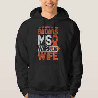 Veste À Capuche Multiple Sclerosis MS Awareness Badass Warrior Wif