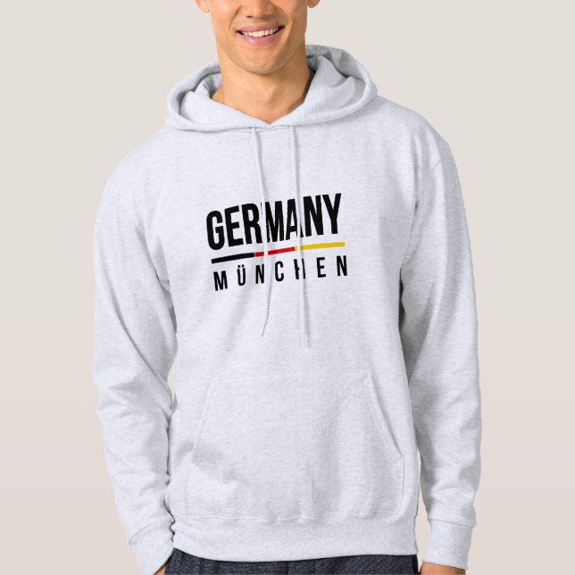 Veste À Capuche München Allemagne (Devant)