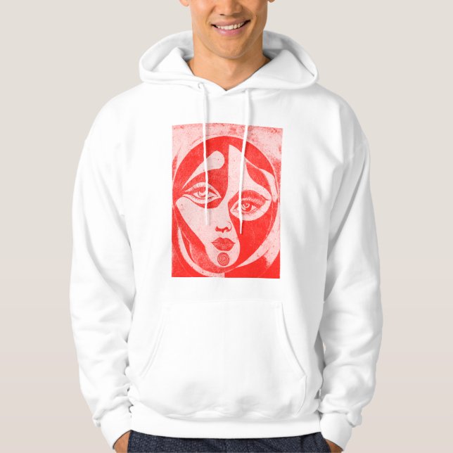 Veste À Capuche Muse en mouvement : grâce abstraite (Devant)