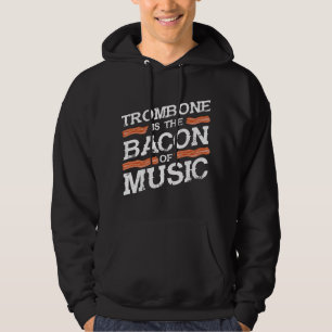 Veste À Capuche Musicien au bacon Tromboniste Orchestre d'harmonie