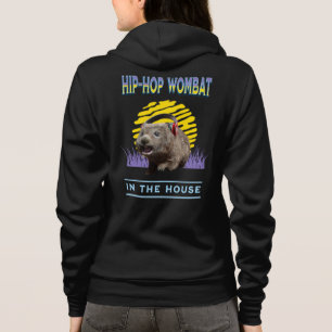 Veste À Capuche Musique Hip Hop Wombat Drôle Humour