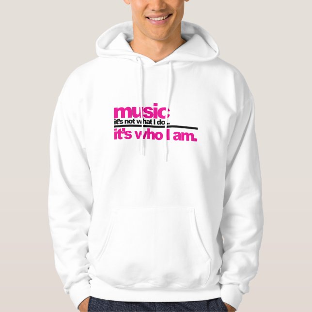 Veste À Capuche Musique - qui je suis (Devant)