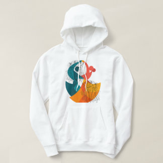 Veste À Capuche Mythologie Abstraite – Conception d'Art Grec Vinta