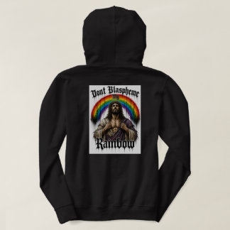 Veste À Capuche N'abîme pas mon sweat-shirt arc-en-ciel