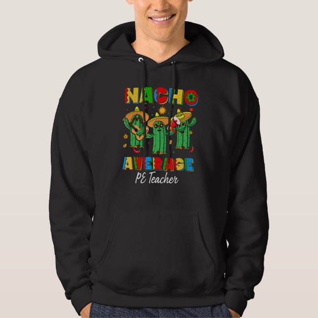Veste À Capuche Nacho Moyen Pe Enseignant Enseignement Physique Ci (Devant)