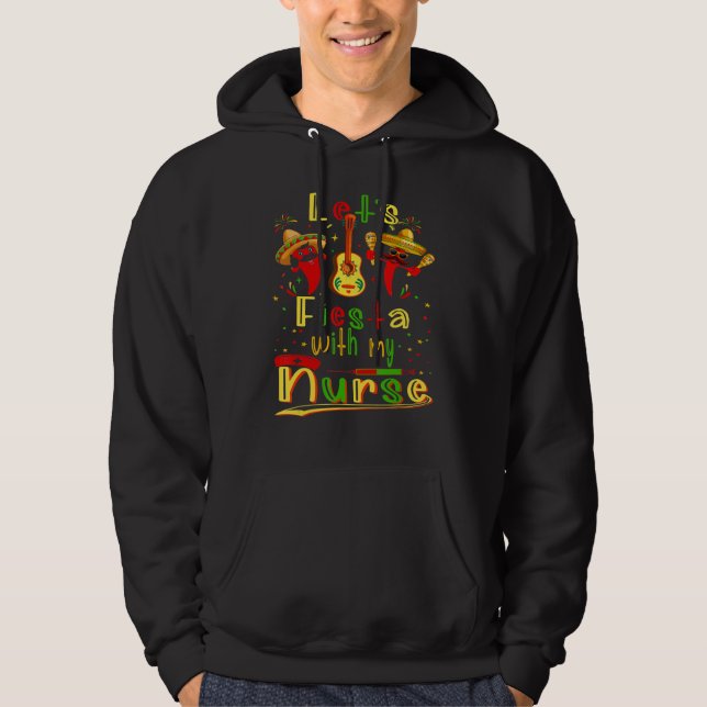 Veste À Capuche Nacho Moyenne École Infirmière Cinco De Mayo Mexic (Devant)