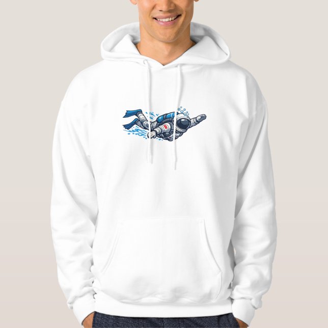Veste À Capuche Nage astronaute (Devant)