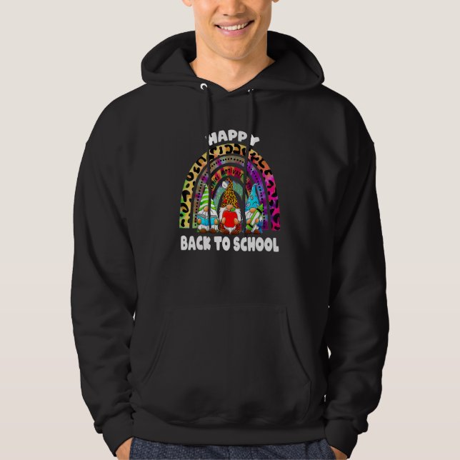 Veste À Capuche Nains Mignons Élèves Enseignant Nain  Rentrée Scol (Devant)