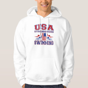 Veste À Capuche Natation synchronisée des Etats-Unis