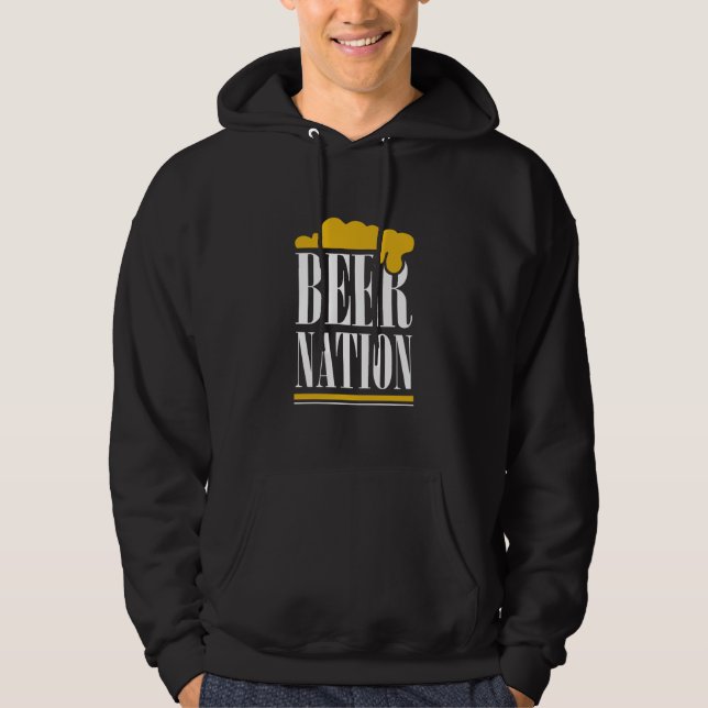 Veste À Capuche Nation de la bière (Devant)