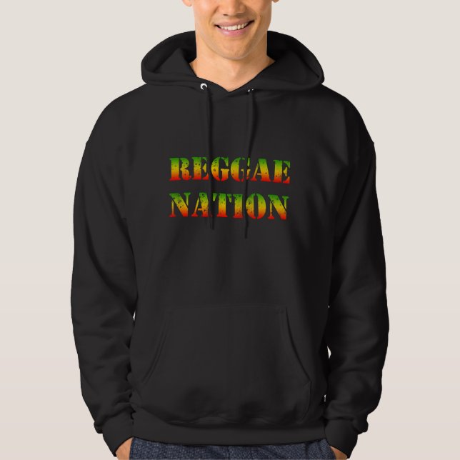 Veste À Capuche Nation reggae (Devant)