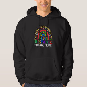 Veste À Capuche National Hispanic Heritage month Rainbow Tee Compt