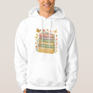Veste À Capuche Nature et livre Lover Botanique Stack
