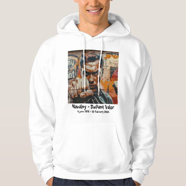 Veste À Capuche Navalny - La vaillance provocatrice (Devant)