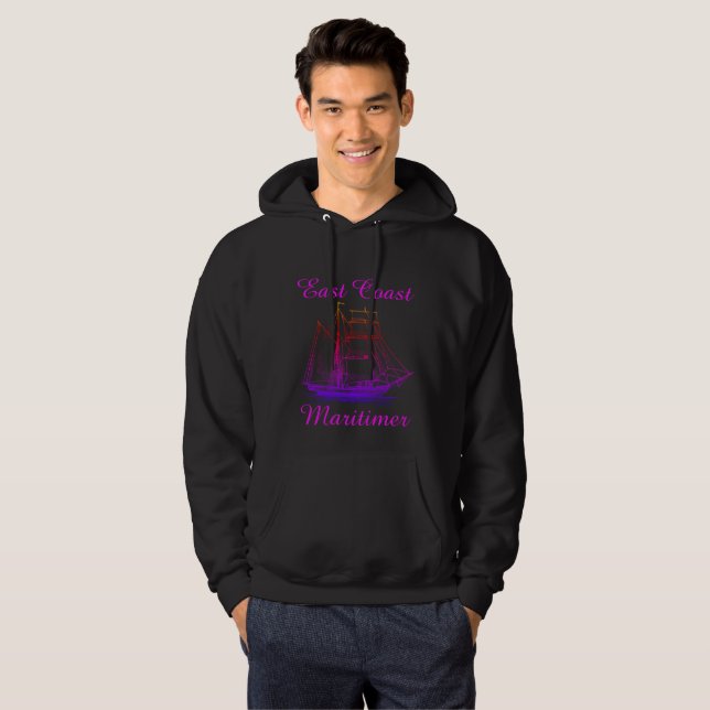 Veste À Capuche Navire maritime de la côte Est Maritimer (Devant entier)