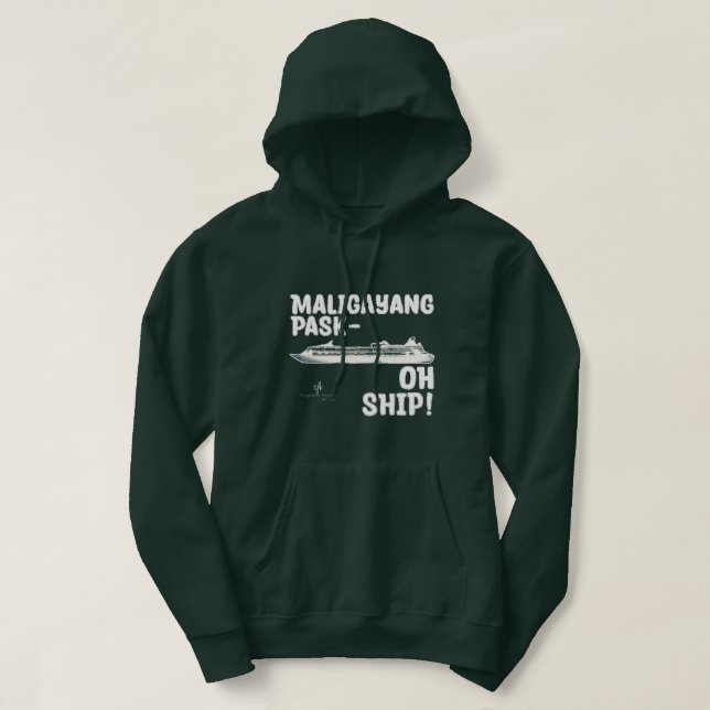 Veste À Capuche NAVIRE Pask-OH Maligayang ! Croisière de Noël en a (Design devant)