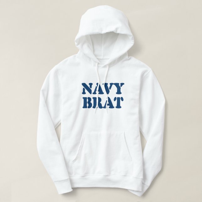 VESTE À CAPUCHE NAVY BRAT (Design devant)