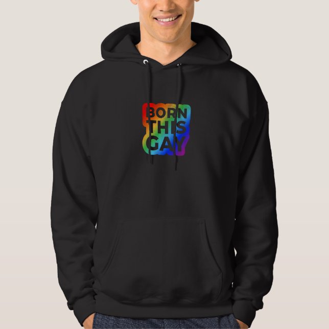 Veste À Capuche Né Cette édition gay de demi-ton (Devant)