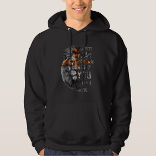Veste À Capuche Ne Crains Pas Car Je Suis Avec Toi Ésaïe 4110 Lion