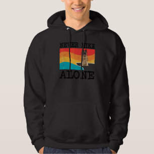 Veste À Capuche Ne jamais faire de randonnée seul Graphique de ran