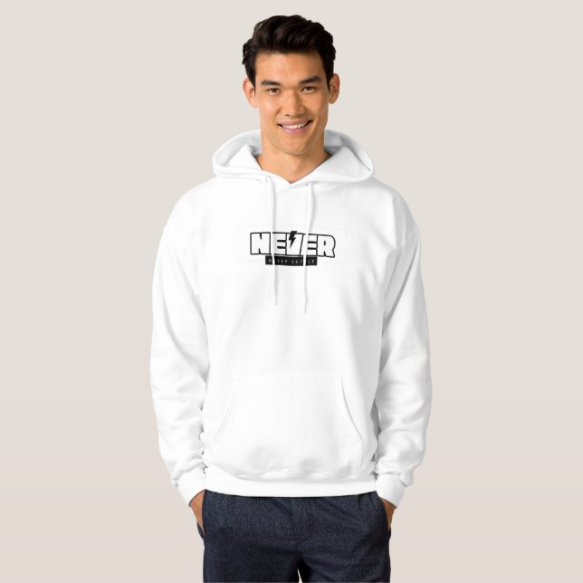 Veste À Capuche ne jamais se contenter (Devant entier)