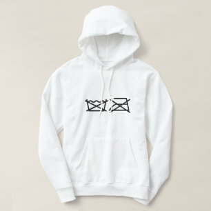 VESTE À CAPUCHE NE LAVEZ PAS ! NE REFROIREZ PAS !