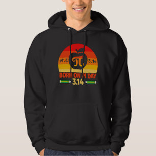 Veste À Capuche Né le Jour du Pi Anniversaire 2023 Joyeux Thé de M