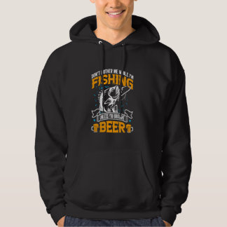 Veste À Capuche Ne me dérange pas quand je pêche à moins que tu ne