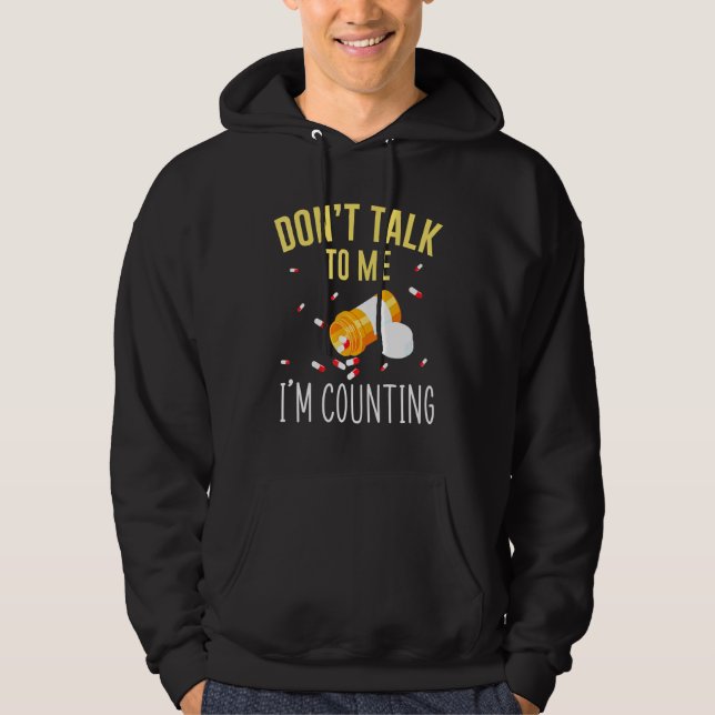 Veste À Capuche Ne Me Parlez Pas Je Compte Pour Les Technologies P (Devant)