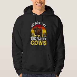 Veste À Capuche Ne Pas Atteindre Les Vaches Fluffantes Yellowstone