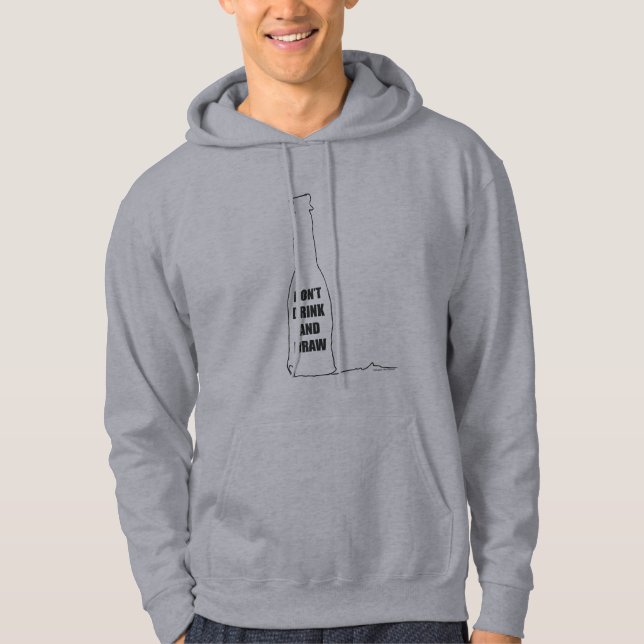 Veste À Capuche Ne pas boire et tirer (Devant)