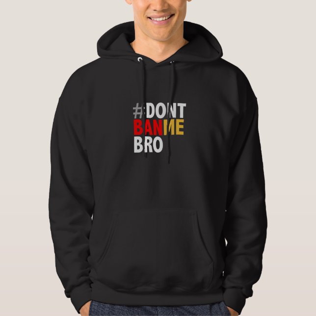 Veste À Capuche Ne pas m'interdire Bro rencontrer Kevin Design (Devant)