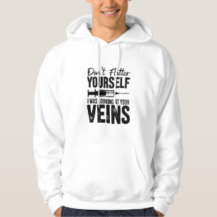 Veste À Capuche Ne vous flattez pas, je regardais vos veines