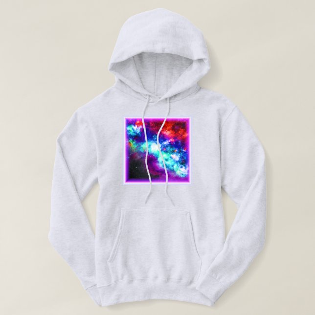 Veste À Capuche Nebula Stars Design Art numérique. Commandez dès m (Design devant)