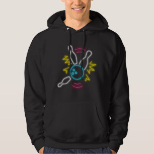 Veste À Capuche Néon bowling cadeau Strike
