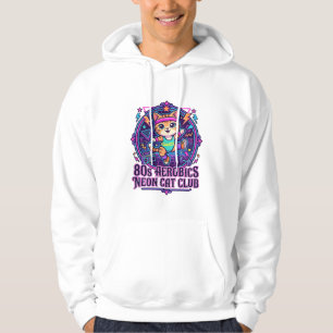 Veste À Capuche Néon de chat d'aérobic des années 80 - Conception