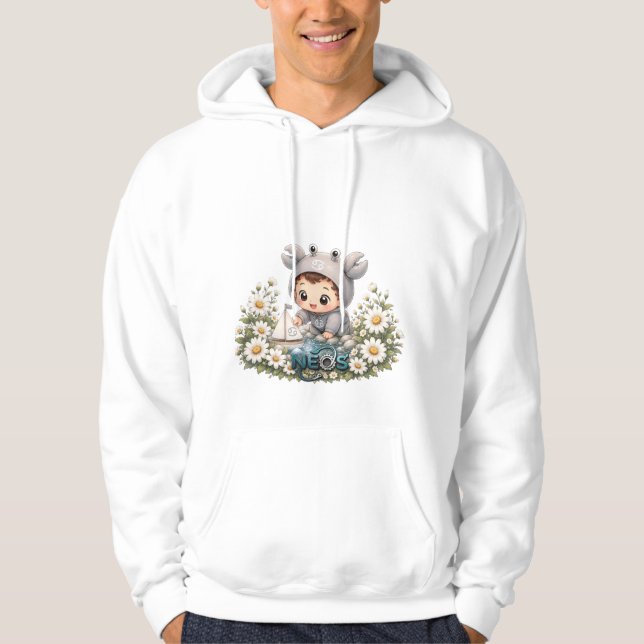 Veste À Capuche Neos Kawaii Zodiaque Cancer (Devant)