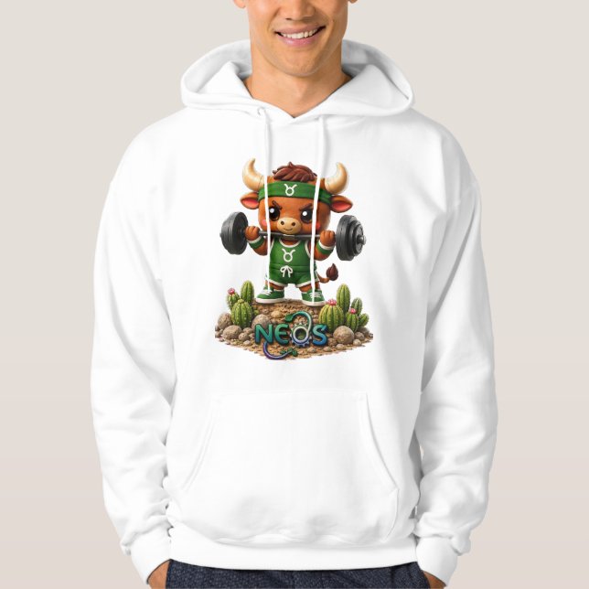 Veste À Capuche Neos Zodiac Kawaii Taureau (Devant)