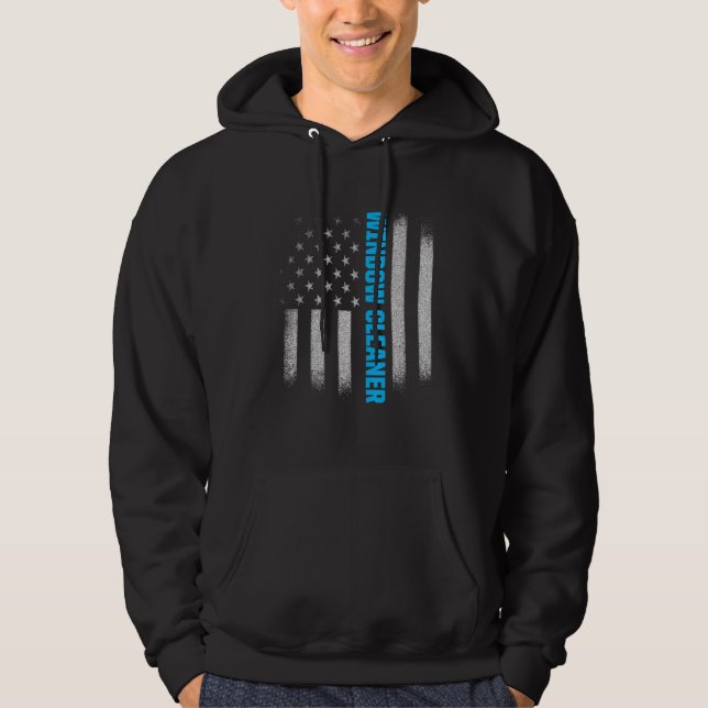 Veste À Capuche Nettoyage de fenêtre 5 (Devant)